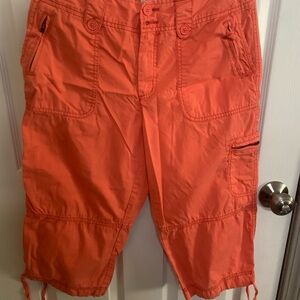St. John's Bay Bright Orange Capris